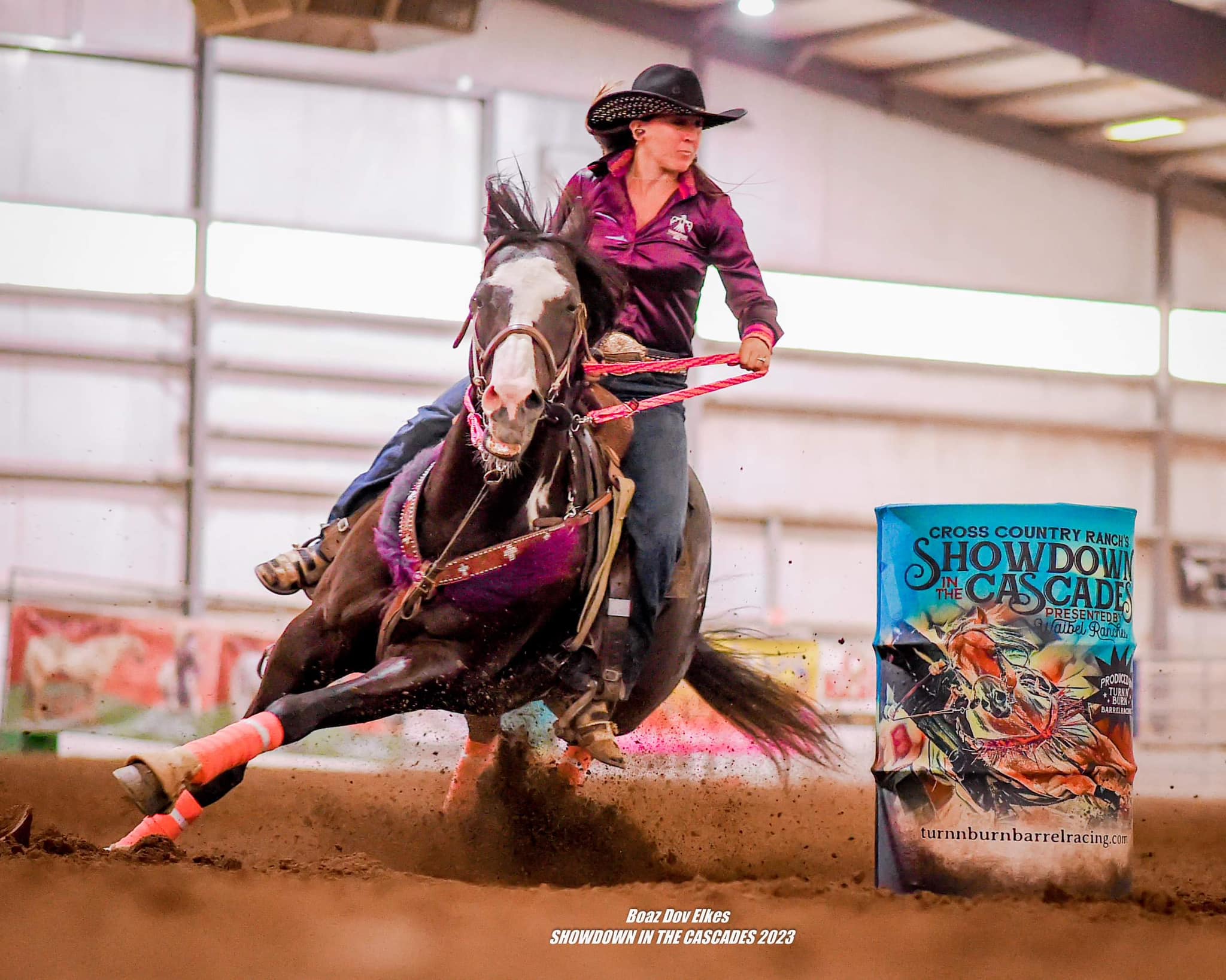 Alyson running Panda at Showdown in the Cascades; Photo Credit: Boaz Elkes